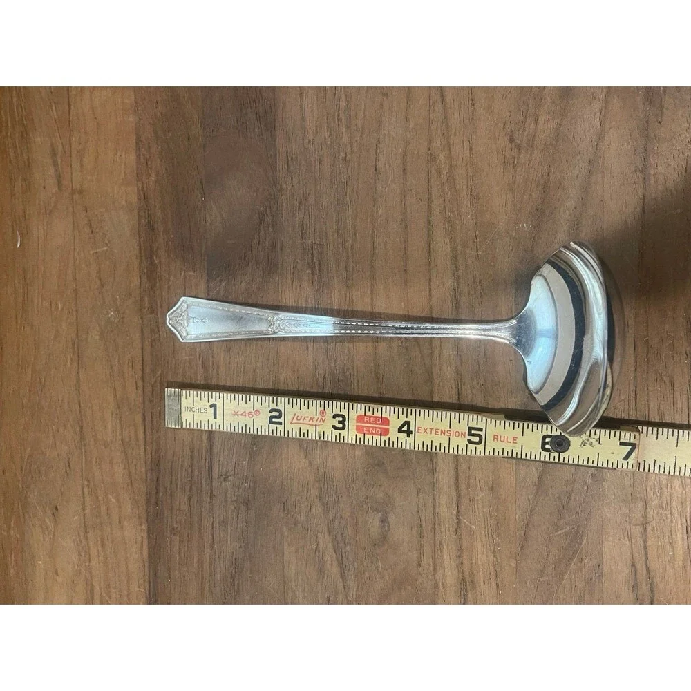 Vintage Bouquet Plate VENDOME Silverplated Ladle